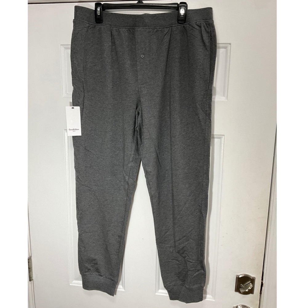 Goodfellow & Co Mens Knit Jogger Pants Dark Gray Heather Size L NWT